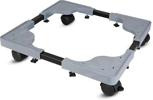 बोलाइड Plastic Washing Machine Stand in grey color वाशिंग मशीन ट्रॉली