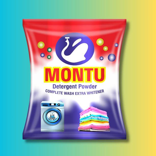 MONTU Stains Be Gone: The Power of Surf Detergent Powder Deep Clean in Every Water Detergent Powder (Lime and lemon fragrance 8 hours)