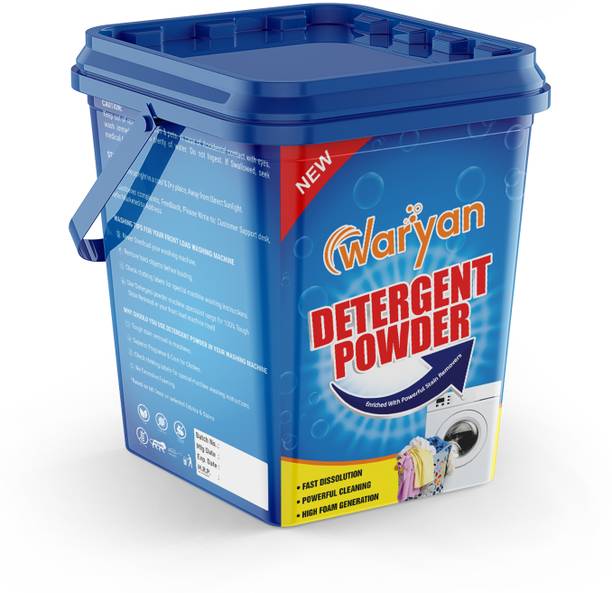 WARYAN Ultra Super Power Detergent Powder,Free Scoop,Dissolves Easily,Color Safe Detergent Powder (Fresh)