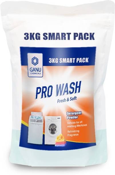 GANU CHEMICALS Pro Wash Detergent Powder 3 kg