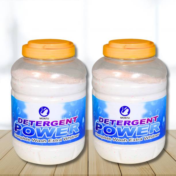 MONTU "Advanced 4+4kg Surf Detergent Powder: No Color Fading" Detergent Powder (lime and lemon)