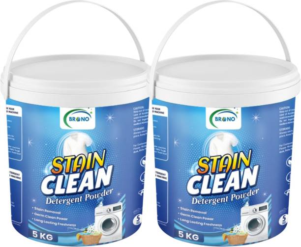 Brono Color Protection, Detergent Powder for Top & Front Load Detergent Powder 10 kg
