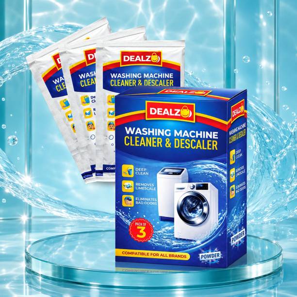 dealzo Deep Clean Washing Machine Cleaner Pack of 4 Removes Limescale Powder 300