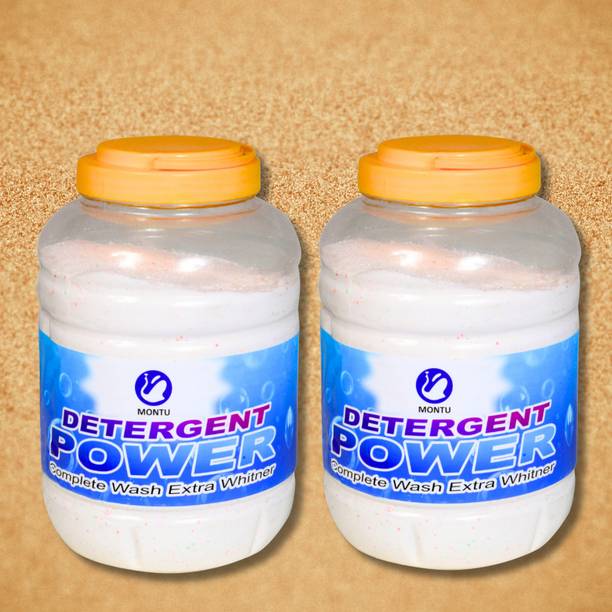 MONTU "4+4kg Surf Detergent Powder for Intensive Cleaning" Detergent Powder (lime and lemon)