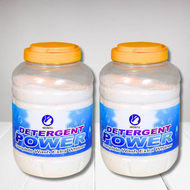 MONTU "4+4kg Surf Detergent Powder: Tough on Stains, Gentle on Fabric" Detergent Powder (lime and lemon)
