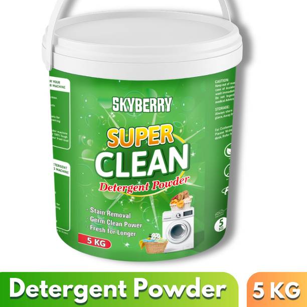 skyberry ULTRA CLEANING Detergent Powder 5 kg | Dissolves Easily, Color Safe Det