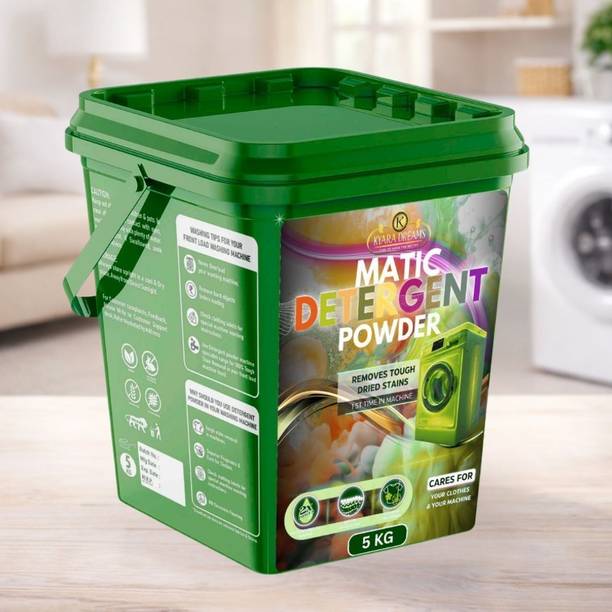 KYARA DREAMS Super Active Detergent Powder 5kg | High Performance Laundry Care Detergent Powder (Fresh)