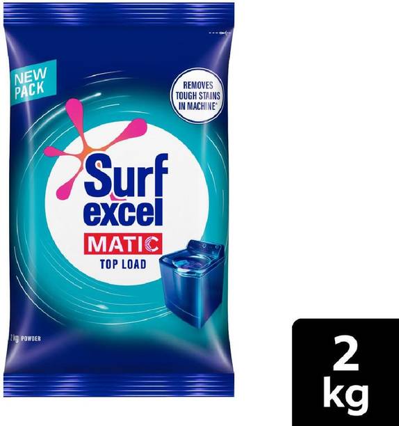 सर्फ एक्सेल मैटिक टॉप लोड डिटर्जेंट पाउडर 2 kg