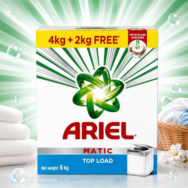 Ariel Bright Boost Formula For Top Load Washing MachineX Detergent Powder (Fresh & Long Lasting Fragrance)