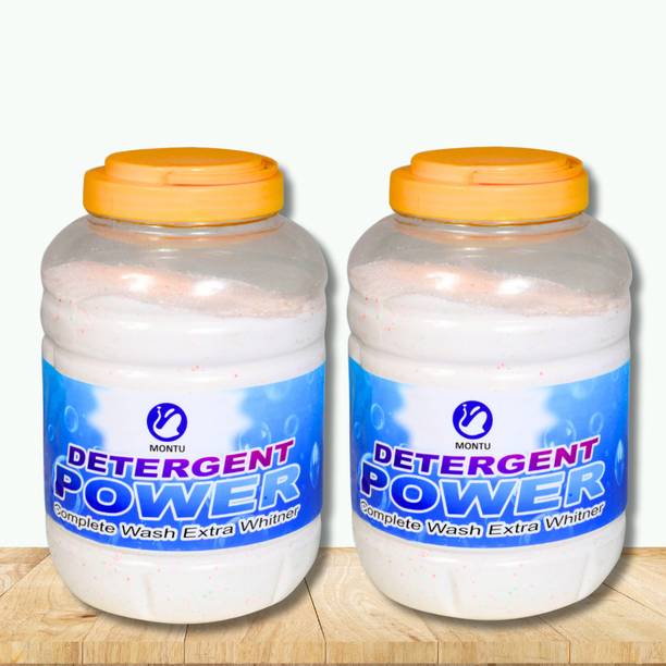 MONTU "4+4kg Surf Detergent Powder: Enhance Fabric Longevity" Detergent Powder (lime and lemon)
