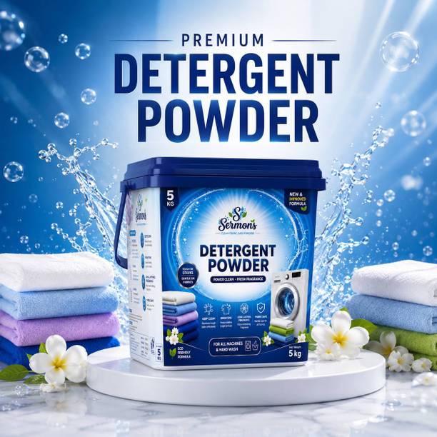 Sermons Active Fresh Matic Detergent Powder 5kg Detergent Powder (ACTIVE FRESH)