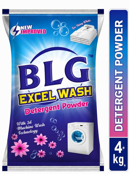BLG Excel Wash Detergent Powder Detergent Powder (Lemon)