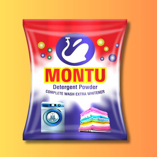 MONTU Laundry Unleashed: Surf Deep Clean's Stain-Busting Detergent Powder/Surf Detergent Powder (lime and lemon fragrance 8 hours)