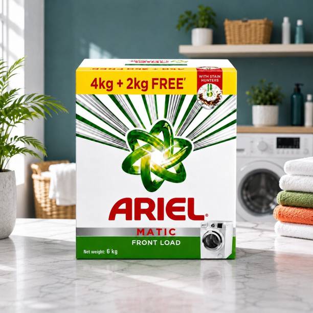Ariel Active Wash Deep Cleaning Fabric Care Professional Blend Detergent Powder (Fresh & Long Lasting Fragrance)