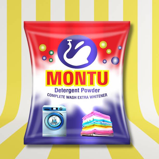 MONTU "long-lasting lime and lemon scented surf powder - 5kg" Detergent Powder (lime and lemon fragrance 8 hours)