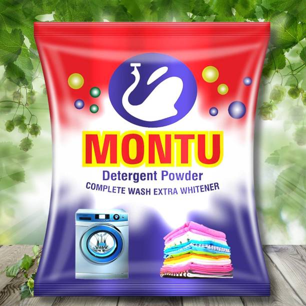 MONTU "5kg surf detergent for various wash loads" Detergent Powder (( Lime & Lemon Fragrance For 8 Hours ))