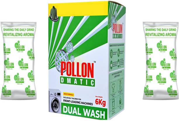 Pollon 6 Kg Detergent Powder For Front Load Washing Machines Detergent Powder (NA)