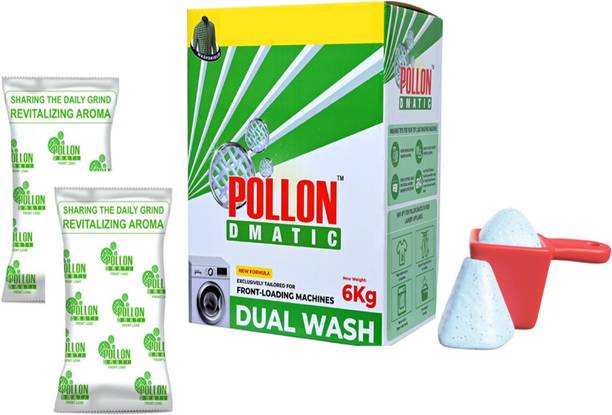 Pollon Easy Wash Detergent Powder 6 kg | Superfine Washing Powder Detergent Powder (NA)