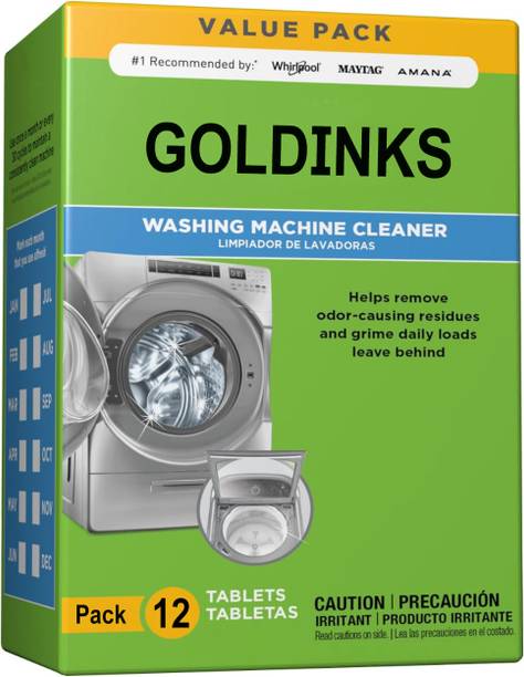 GOLDINKS Washing Machine Cleaner Tablets | Descaler for Top & Front Load Detergent Powder (Lavender)