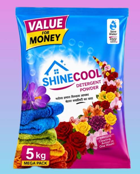 SHINECOOL Premium detergent powder Detergent Powder (Rose)