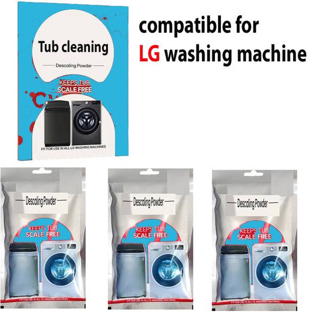 lg mdlago compatable for lg washing machine tub/drum cleaning powder 100g x3 Descaler (n/a)