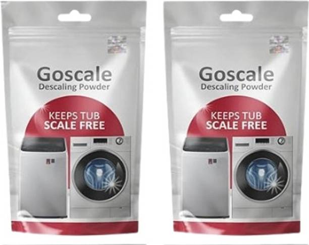 LG scaLGo descaling Goscale Descaling Powder Pack of 2 for Washing Machine & Tub Cleaner Detergent Powder (Fragnance Free)