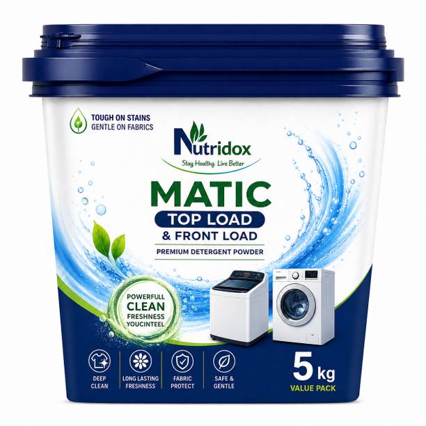 Nutridox Matic Detergent Powder 5 Kg | Premium Laundry Detergent Powder (Excel Fresh)