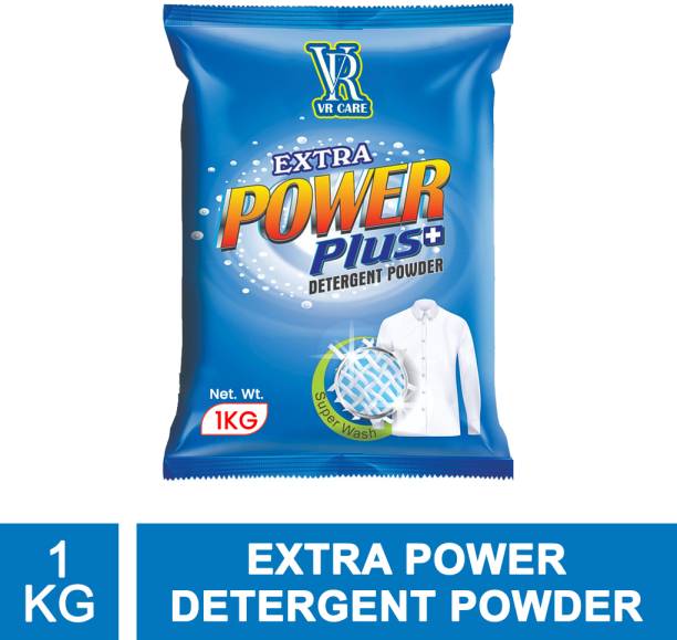 vr care Extra Power Plus+ For Top & Front Load machine, Better Clean Formula Detergent Powder 1 kg