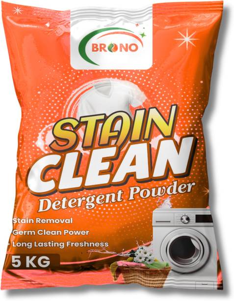 Brono stain cleaner Front/Top Load cleaning expert, Color Protection Detergent Powder 5 kg