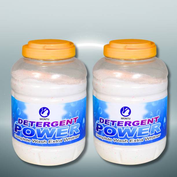 MONTU "4+4kg Surf Detergent Powder for Deep Fabric Cleansing" Detergent Powder (lime and lemon)
