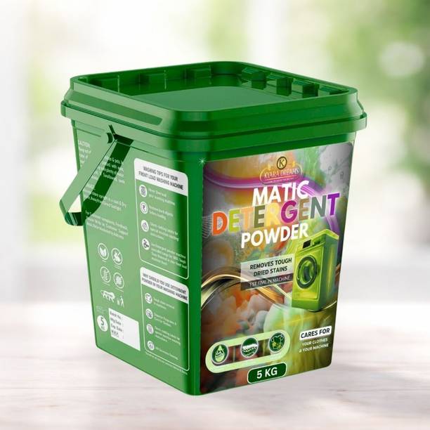 KYARA DREAMS Detergent Powder 5kg | Tough Stain Removal | Smart Wash Solution Detergent Powder (Fresh)