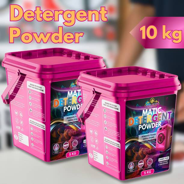 KYARA DREAMS Detergent Powder 10kg Premium Quality Gentle on Clothes Tough on Dirt Formula Detergent Powder (ROSE)