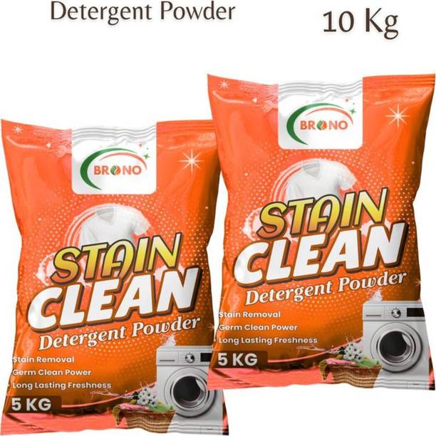 Brono Quick Bright Detergent Powder | Removes Dirt | Easy Cleaning | PK1E1 Detergent Powder (Multi)