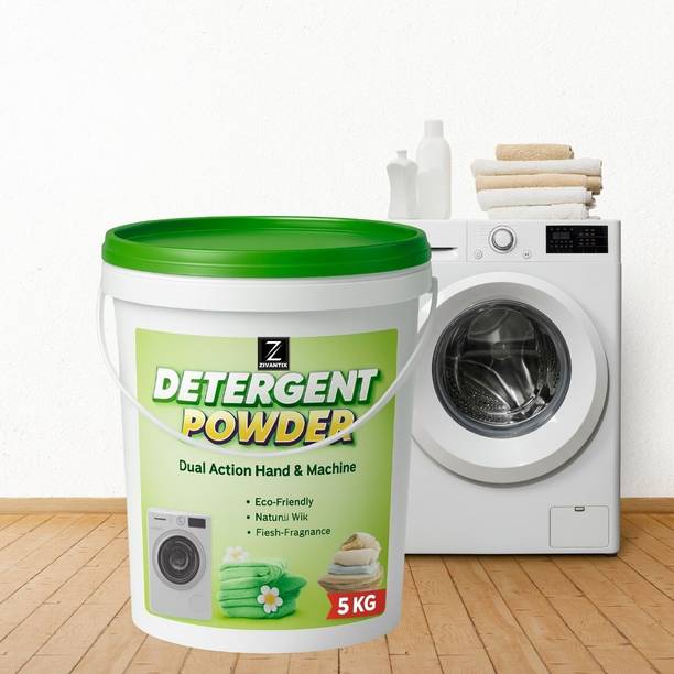 ZIVANTIX Detergent Powder 5 KG Smart Daily Foam Laundry Detergent Powder (Fresh)