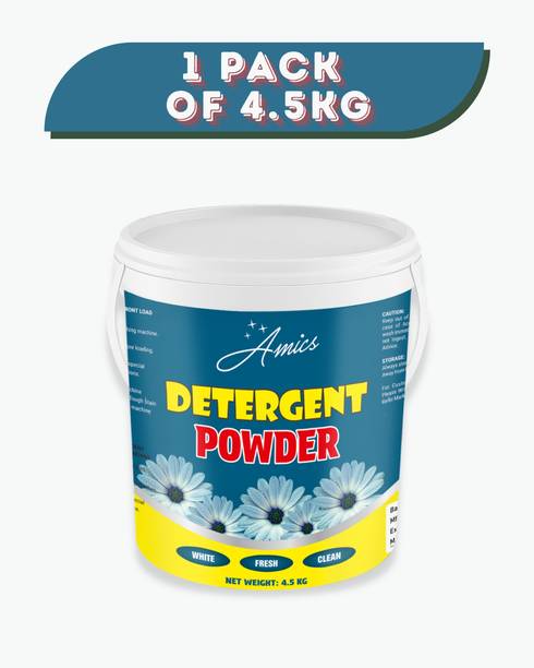 Amics Power Foam Detergent Powder 4.5 kgs Deep Clean Formula Detergent Powder (Fresh)