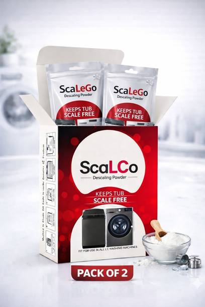 LG scaLGo descaling LG Descaling Powder Pack of 6 for Washing Machine Cleaning Tablets Detergent Powder (citrus)