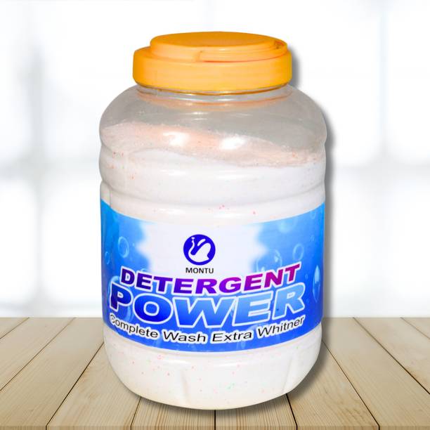 MONTU "8-hour lemon clean: 4kg top load detergent with powerful cleaning action" Detergent Powder (lime and lemon)