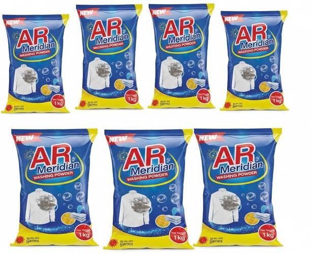 AR Meridian WASHING POWDER - 7 KG Detergent Powder (Lemon/Floral/Aroma)