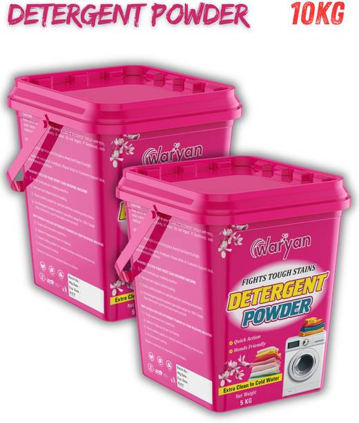 WARYAN Ultra Power Active wash & Remove Dried,Pink-Fight Though Stains Detergent Powder (Fresh)