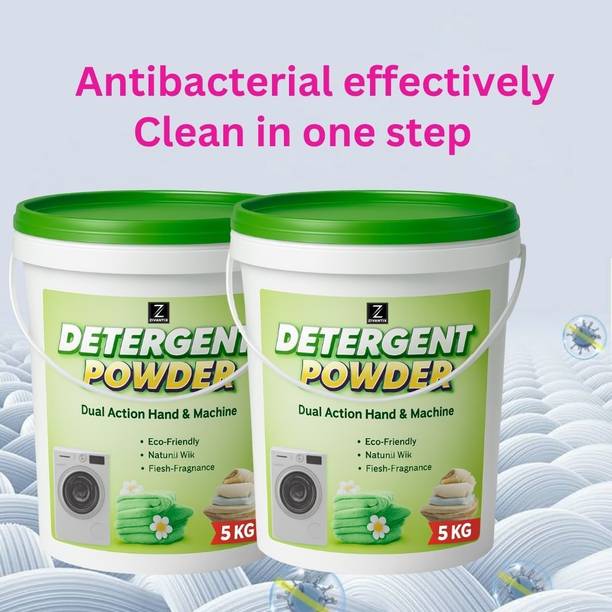 ZIVANTIX Detergent Powder 10 KG Eco Friendly Bright Wash Detergent Powder (Fresh)