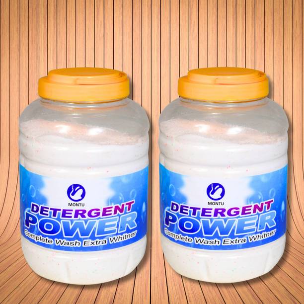 MONTU "Tough Stain Removal: 4+4kg Surf Washing Detergent" Detergent Powder (lime and lemon)