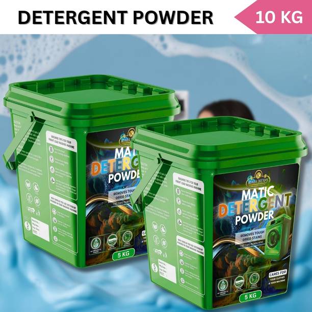 KYARA DREAMS Detergent Powder 10kg Family Pack Premium Fabric Protection. Detergent Powder (Fresh)
