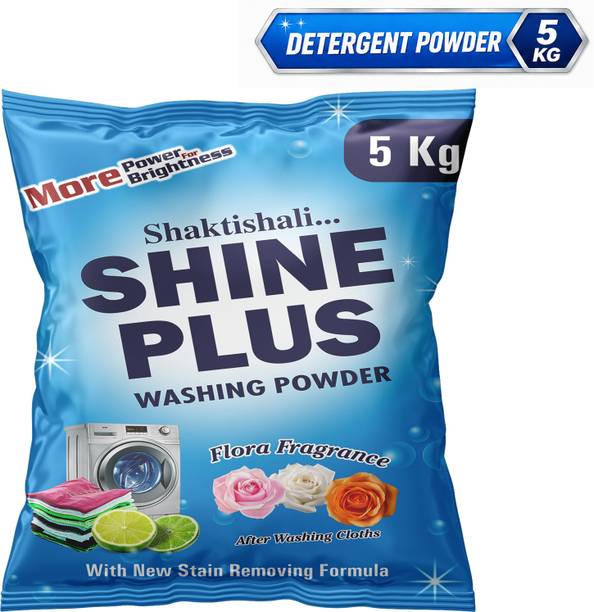 Orveen Shine Plus- Washing Powder 5kg | for Top & Front Load | New & Improved La
