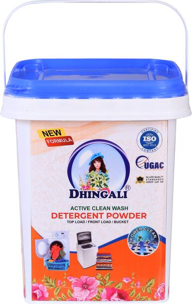 DHINGALI LAUNDRY DETERGENT POWDER POWER CLEAN 3KG Detergent Powder (FRESH LOWENDER)