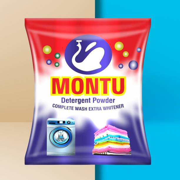 MONTU Laundry Detergent Powder/Surf For Top Load Front Load Washing Genle On Hand's Detergent Powder (lime and lemon fragrance for 8 hours)