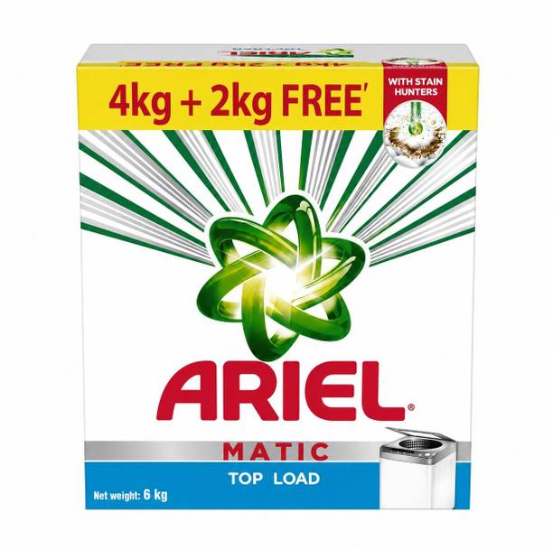 Ariel Ultra Boost Plus For Top Load Washing MachineXXXXX Detergent Powder (Fresh & Long Lasting Fragrance)