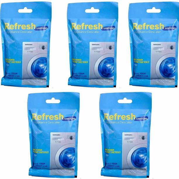 Horlite Refresh Washing Machine Drum Cleaning Descaler Powder For Top & Front Load Descaler (Pack of 5)