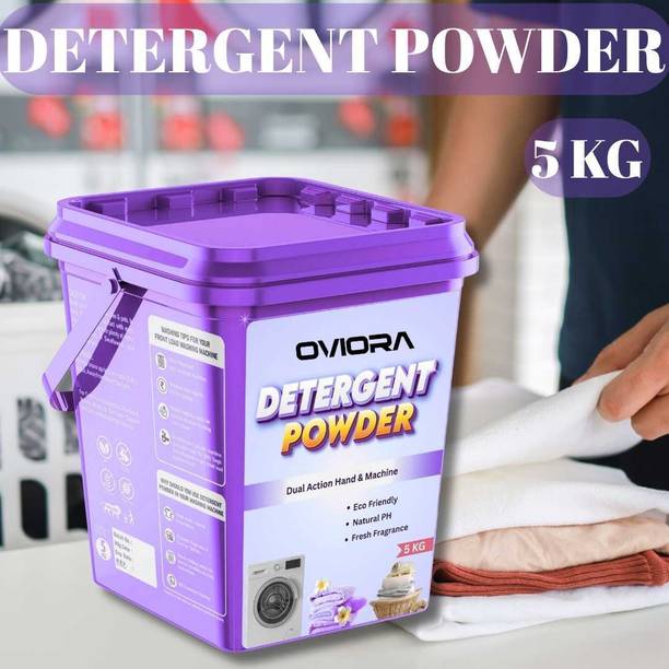 OVIORA Detergent Powder 5KG Gentle On Skin And Tough On Stubborn Dirt Detergent Powder (Fresh)