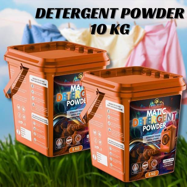 KYARA DREAMS Detergent Powder 10 KG – Gentle Formula, Sparkling Clothes, Long-Last Freshness Detergent Powder (Fresh)
