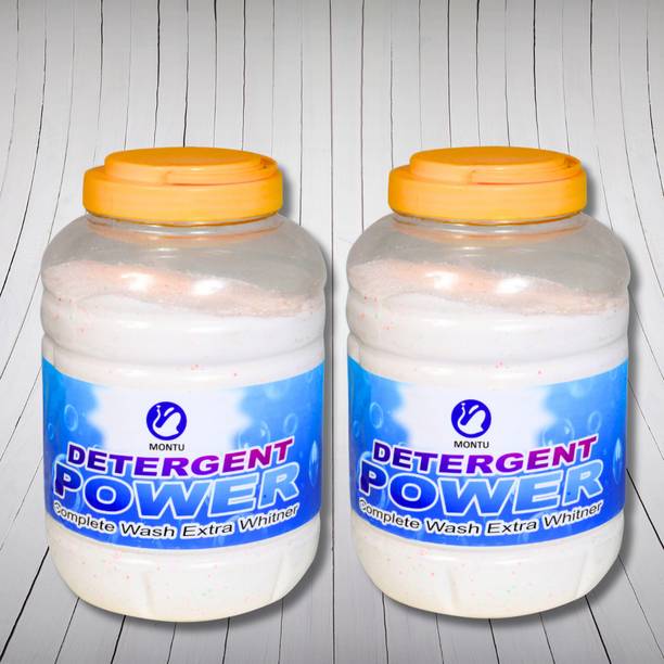 MONTU "4+4kg Surf Detergent Powder: Protect Fabric Brilliance" Detergent Powder (lime and lemon)